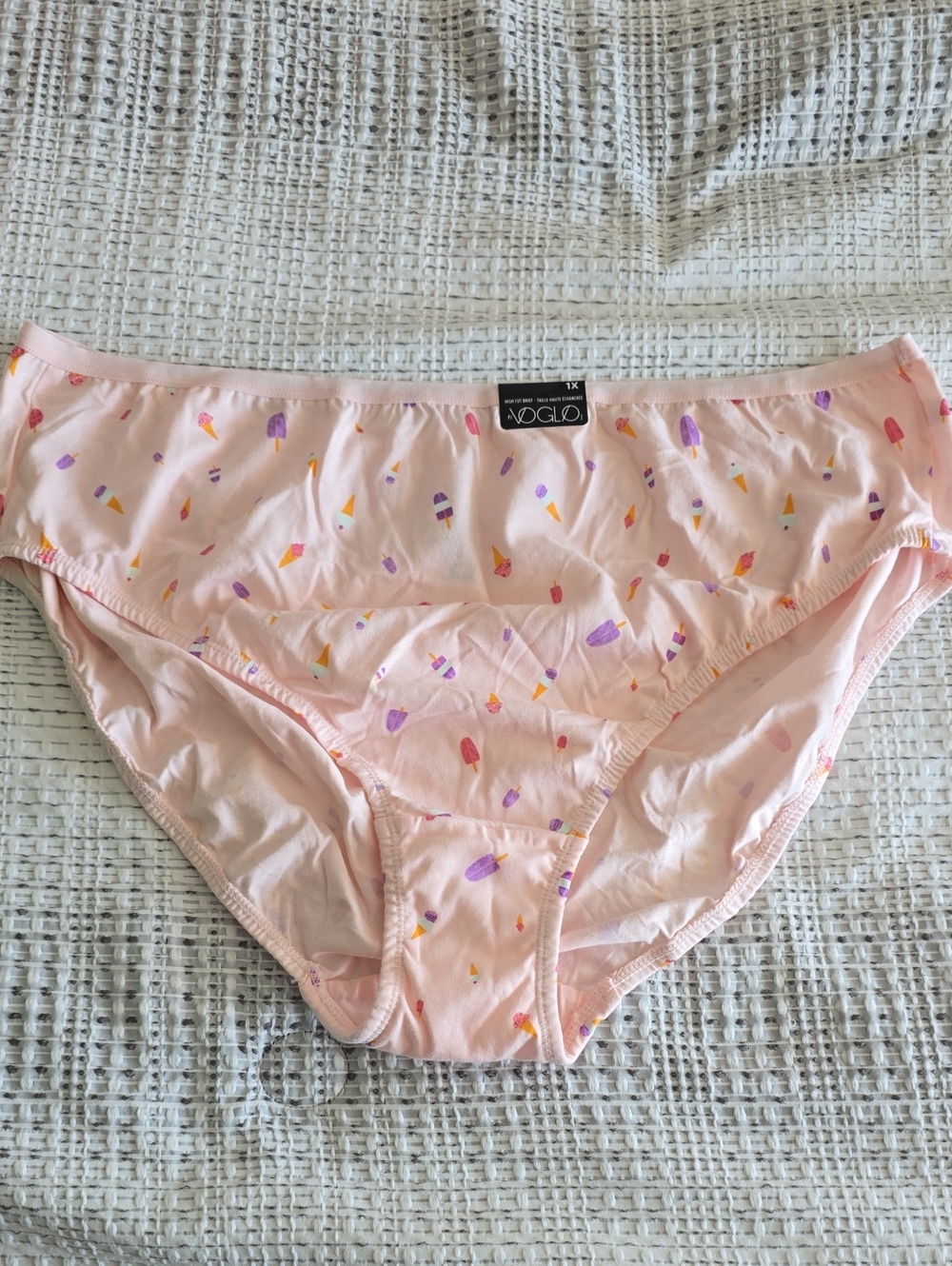 Light Pink Ice Cream Print Briefs
